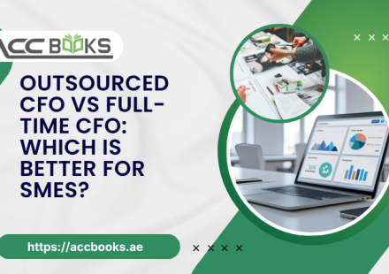 Comparison of Outsourced CFO vs Full-Time CFO for SMEs, showing cost benefits and strategic business growth.