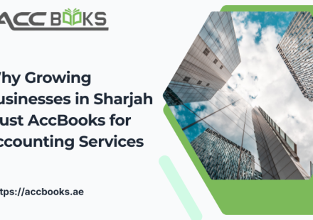 Growing businesses in Sharjah firms using AccBooks for reliable accounting services and financial management.