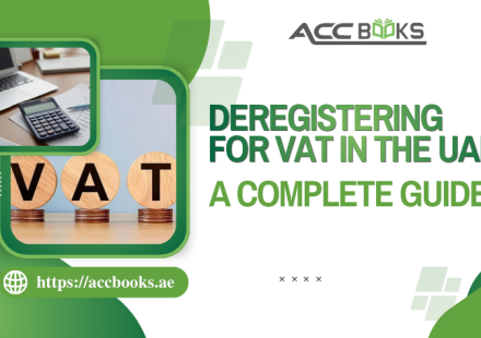 Business owner submitting a VAT deregistration application online via the FTA portal, highlighting the process of Deregistering for VAT in the UAE