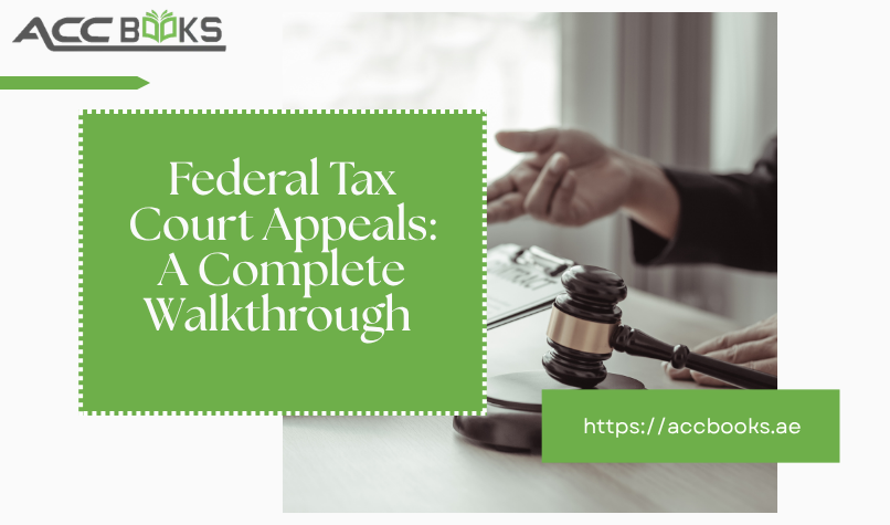 Step-by-step flowchart illustrating the federal tax court appeals process, from filing a petition and pre-trial procedures to trial, judgment, and appeal options.
