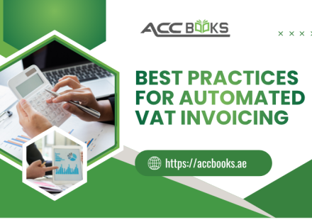 Infographic showing best practices for automated VAT invoicing, including compliant invoice templates, real-time tax calculations, digital archiving, and seamless ERP integration.