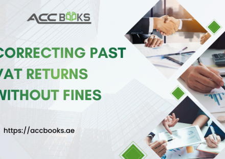 Guide to correcting past VAT returns without fines, showing voluntary disclosure steps, error identification, amended filing, and penalty avoidance strategies.