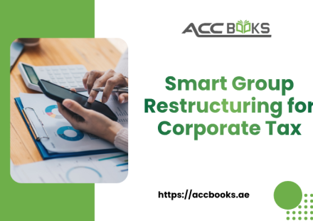 Diagram illustrating smart group restructuring for corporate tax, showing entity mergers, holding company formation, and tax-efficient ownership structures.