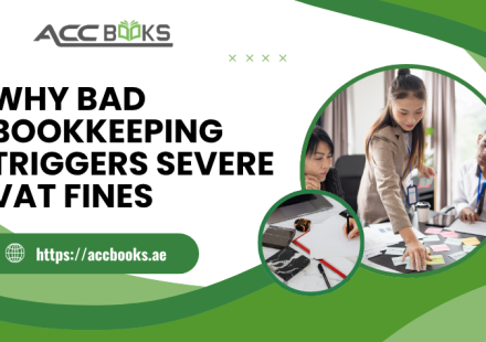 Infographic showing how bad bookkeeping leads to VAT fines, featuring common errors like missing invoices, incorrect VAT calculations, and late submissions.