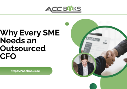An SME business owner meeting with an outsourced CFO to review financial reports, cash flow forecasts, and growth strategy