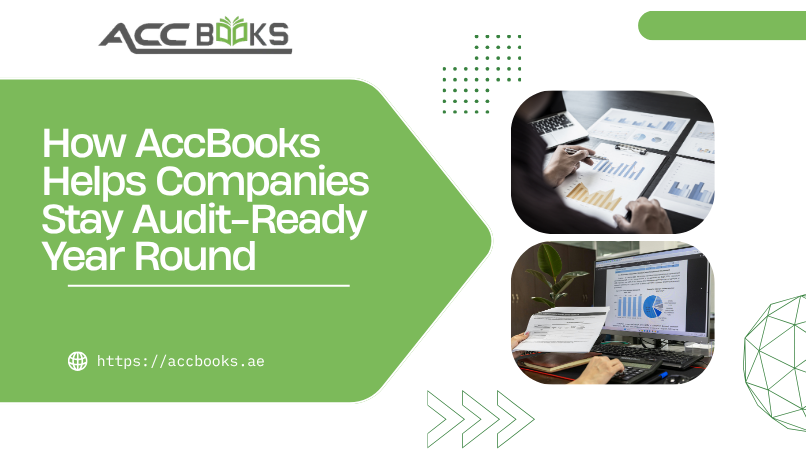 AccBooks team helping companies stay audit-ready with organized financial records, compliance checklists, and year-round audit preparation support